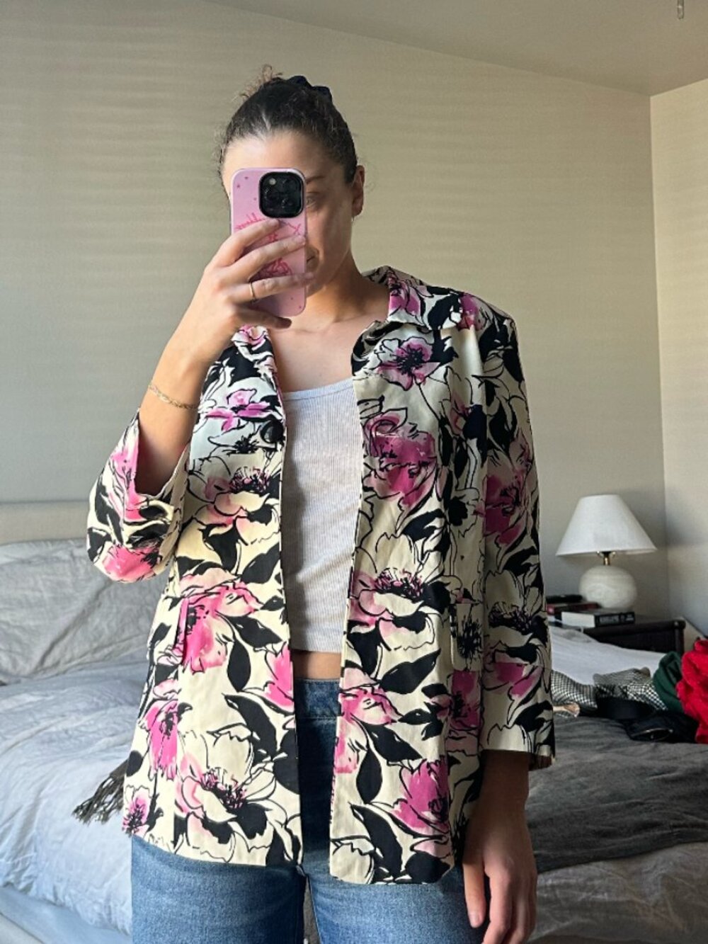 Charles Gray London - Floral Print Jacket - Size M